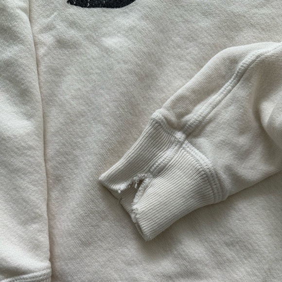 The Great College Sweatshirt “Great Stuff” Graphic in Washed White - Size 0 (XS) - Picture 2 of 3